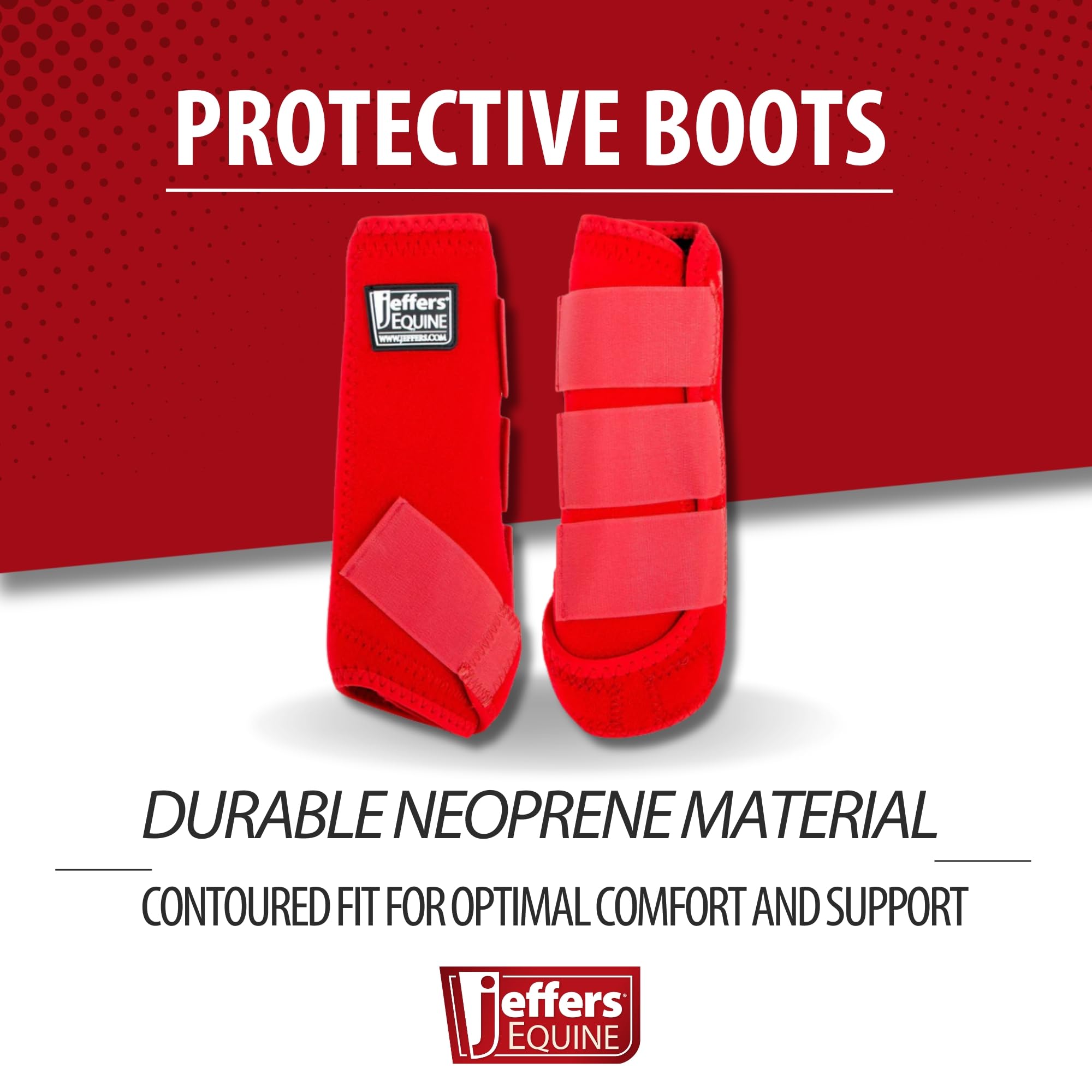 Las botas Jeffers muestran cierres de correa duraderos para ajuste seguro.