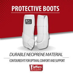Jeffers botas protectoras equino traseras: ideales para rutas y trabajo diario