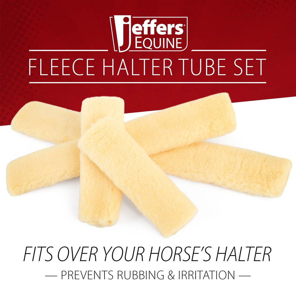 Cierre de velcro facilita ajuste seguro en el halter Jeffers Equine.