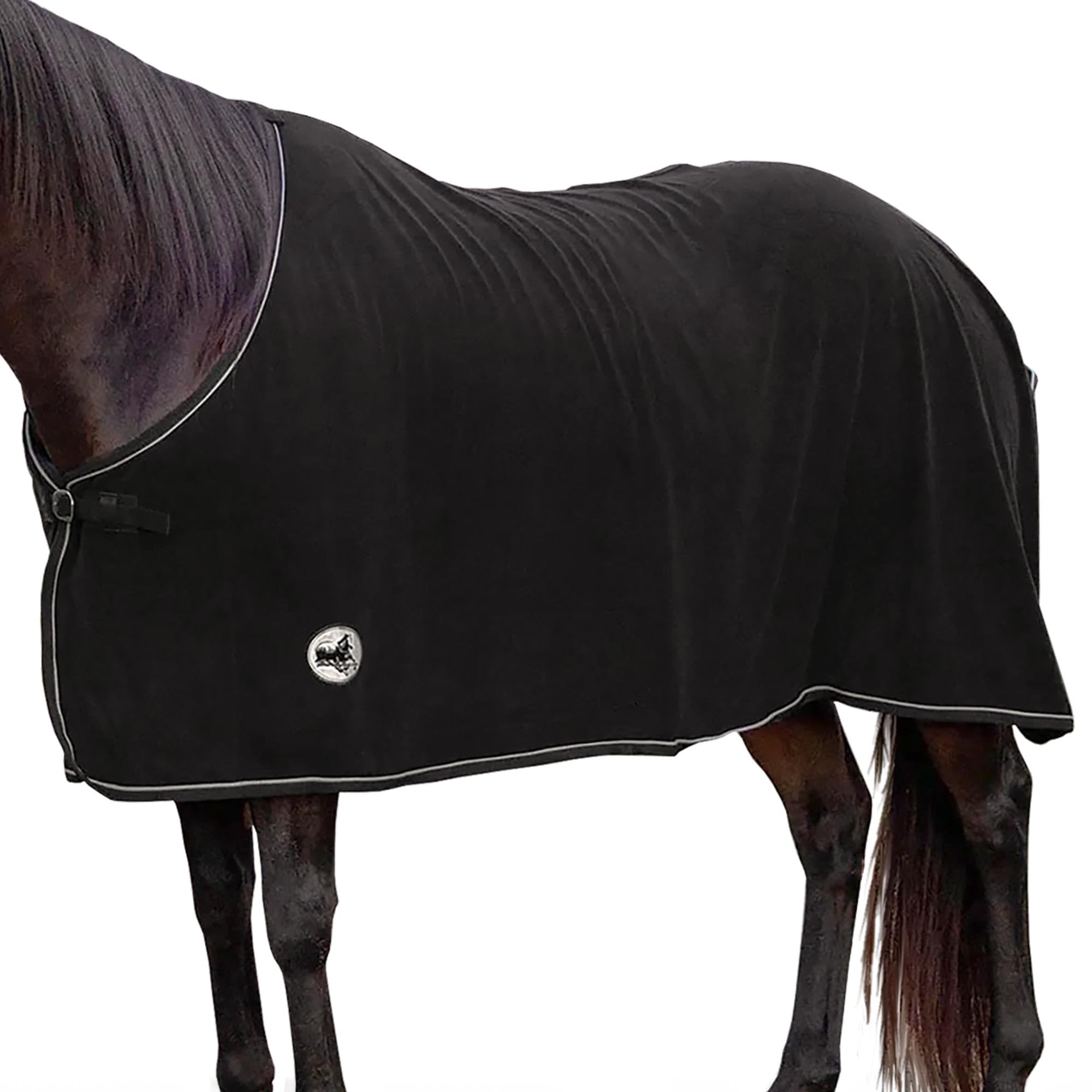 Manta Jeffers Elite para caballos, vista trasera, ayuda a regular la humedad durante el transporte.