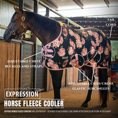 Jeffers Expression Fleece Cooler peso ligero para transporte y exhibiciones.