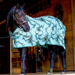 Jeffers Expression Bisbee Blue manto ligero absorbe humedad para enfriar.