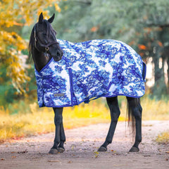 Manta Jeffers Expression 1200 Denier cubre al caballo con protección impermeable.