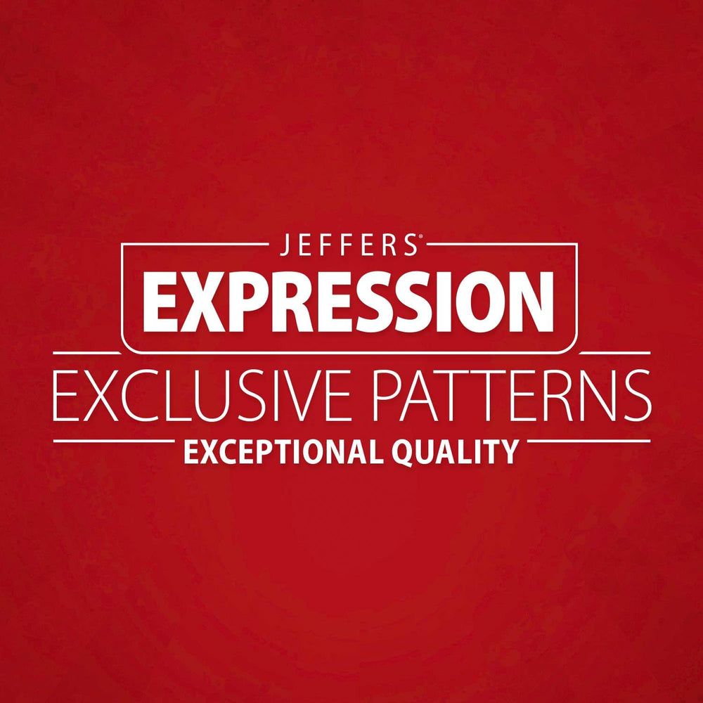 Jeffers Expression, diseño llamativo, colores brillantes para mayor visibilidad y estilo