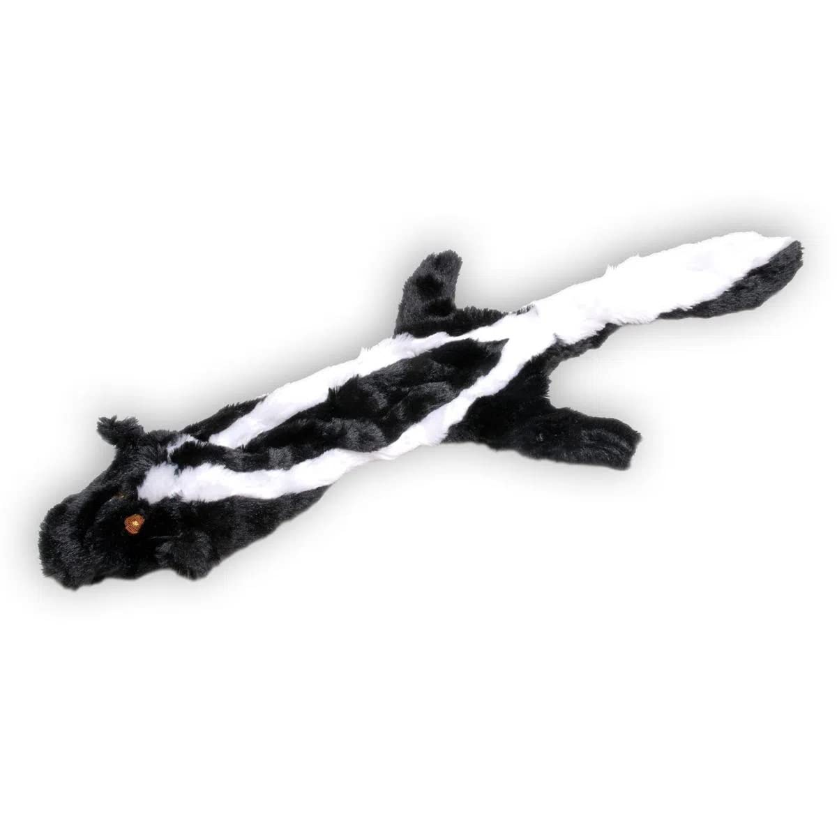 Jeffers Pet Thinnies Zorrino: juguete plano sin relleno para agarre fácil y juego silencioso