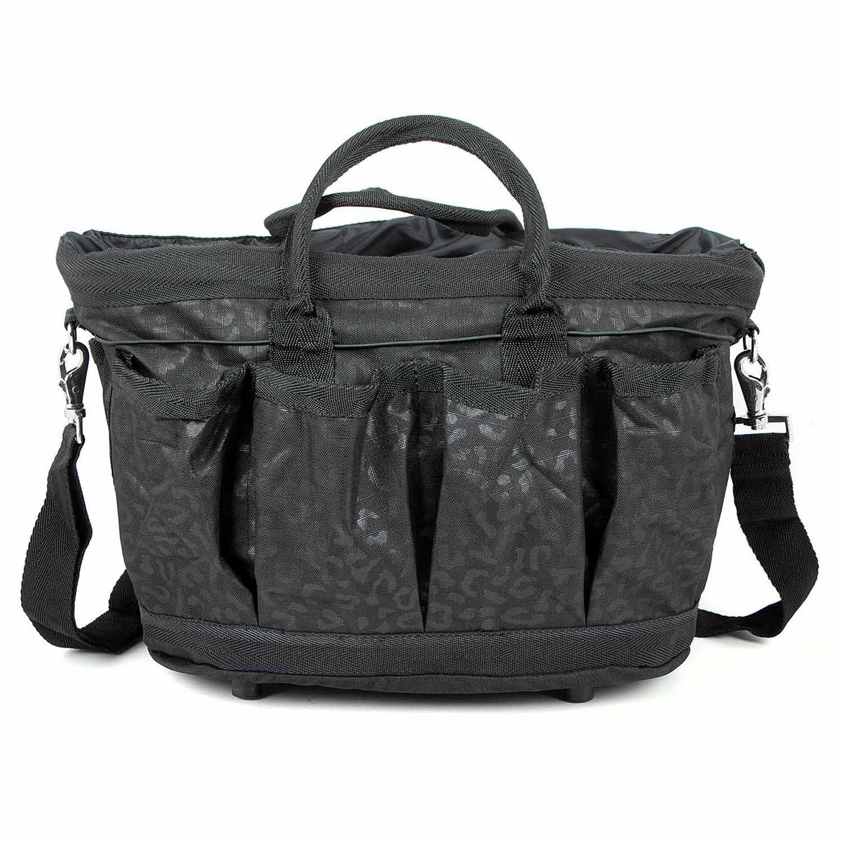 Jeffers Poplar Head: bolsa con bolsillos para cepillos, organización rápida para el aseo de caballos.