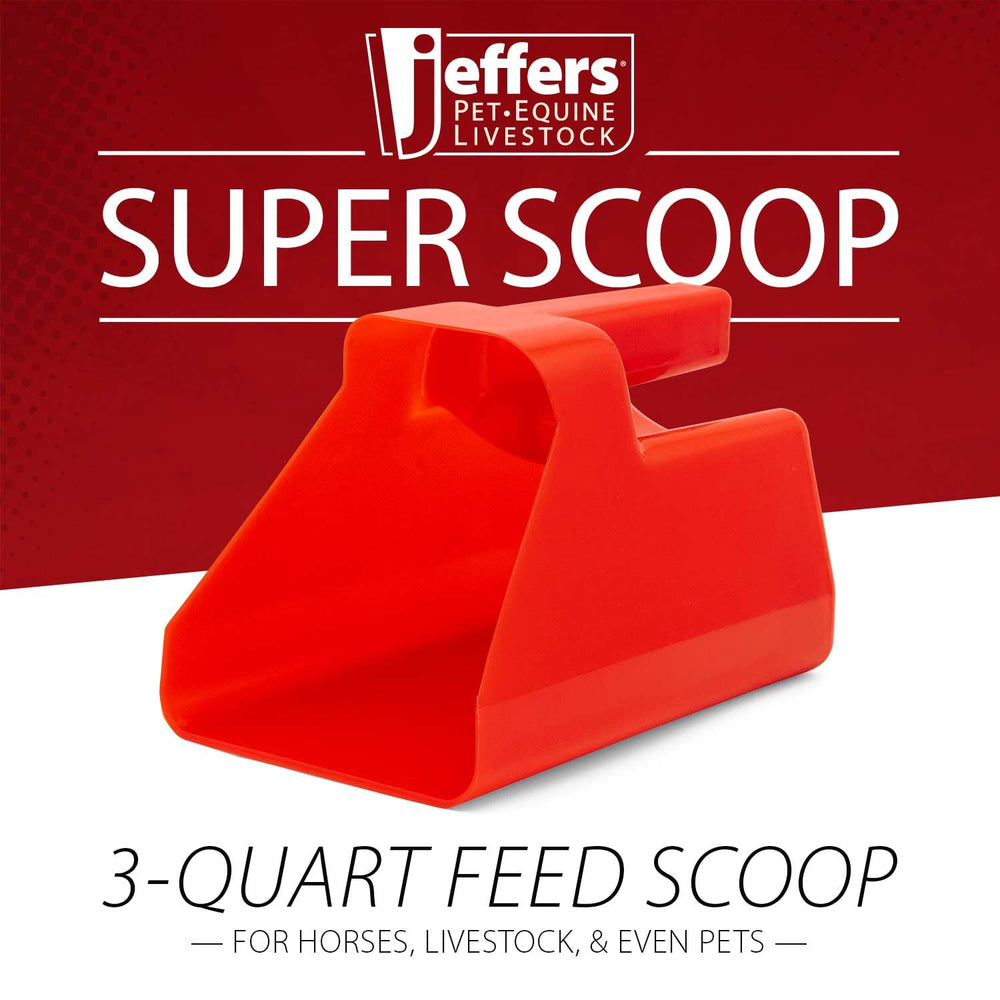 Jeffers Super Scoop mango ergonómico facilita el agarre durante la medición