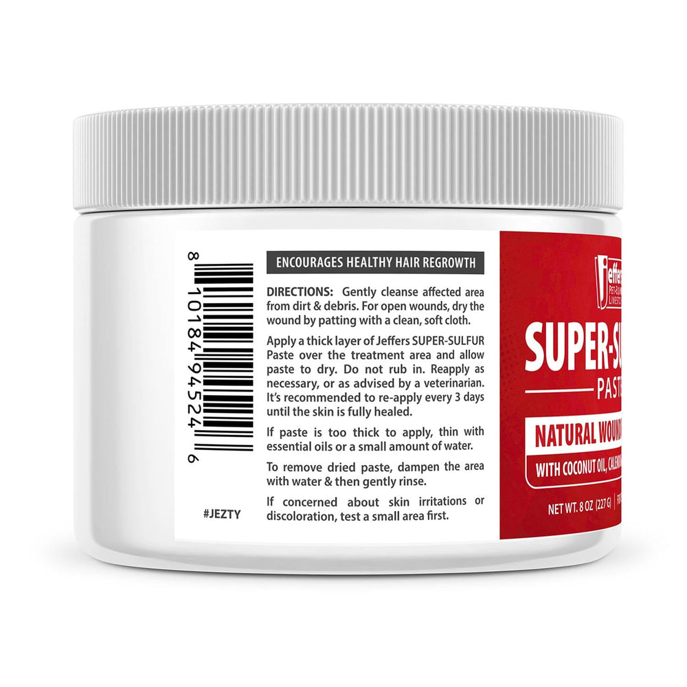 Textura suave de Jeffers Super Sulfur para aplicar en piel seca.