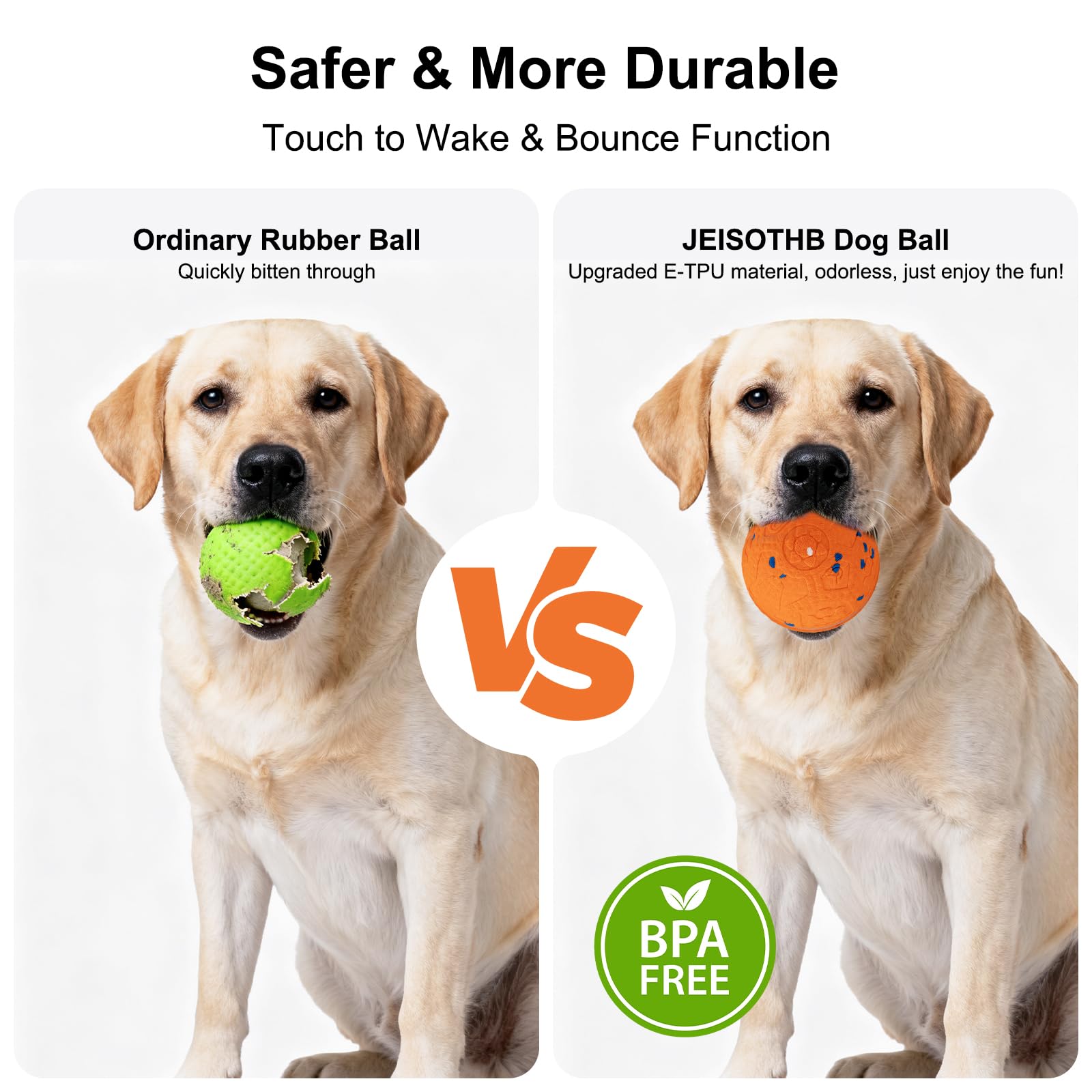 Uso en interior y exterior, entretenimiento seguro para perros.