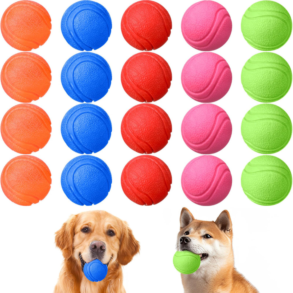 Bola Jenaai indestructible roja para perros; ideal para masticación fuerte y juego al aire libre.