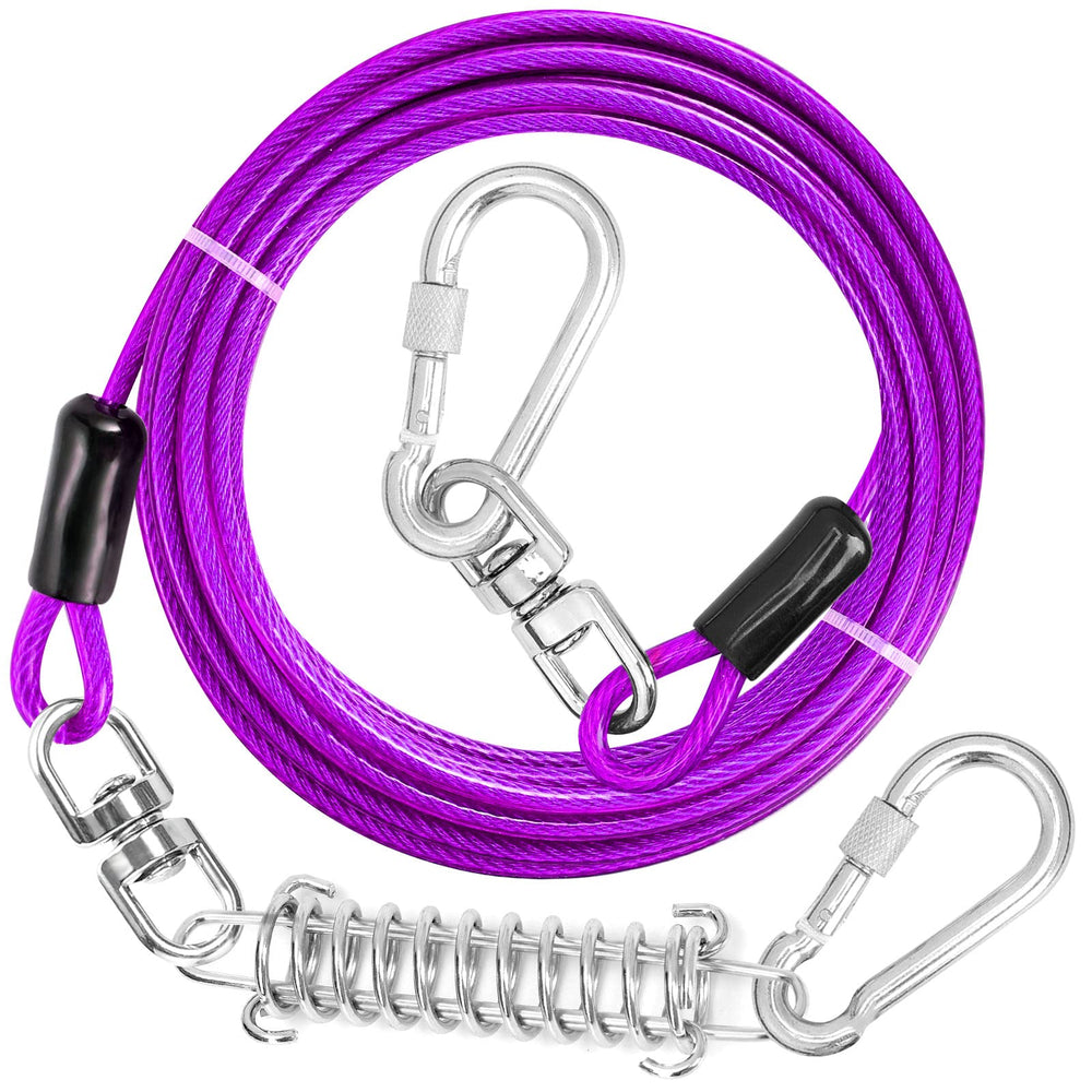 Cable de sujeción Jenico de 10 pies con gancho giratorio para evitar enredos