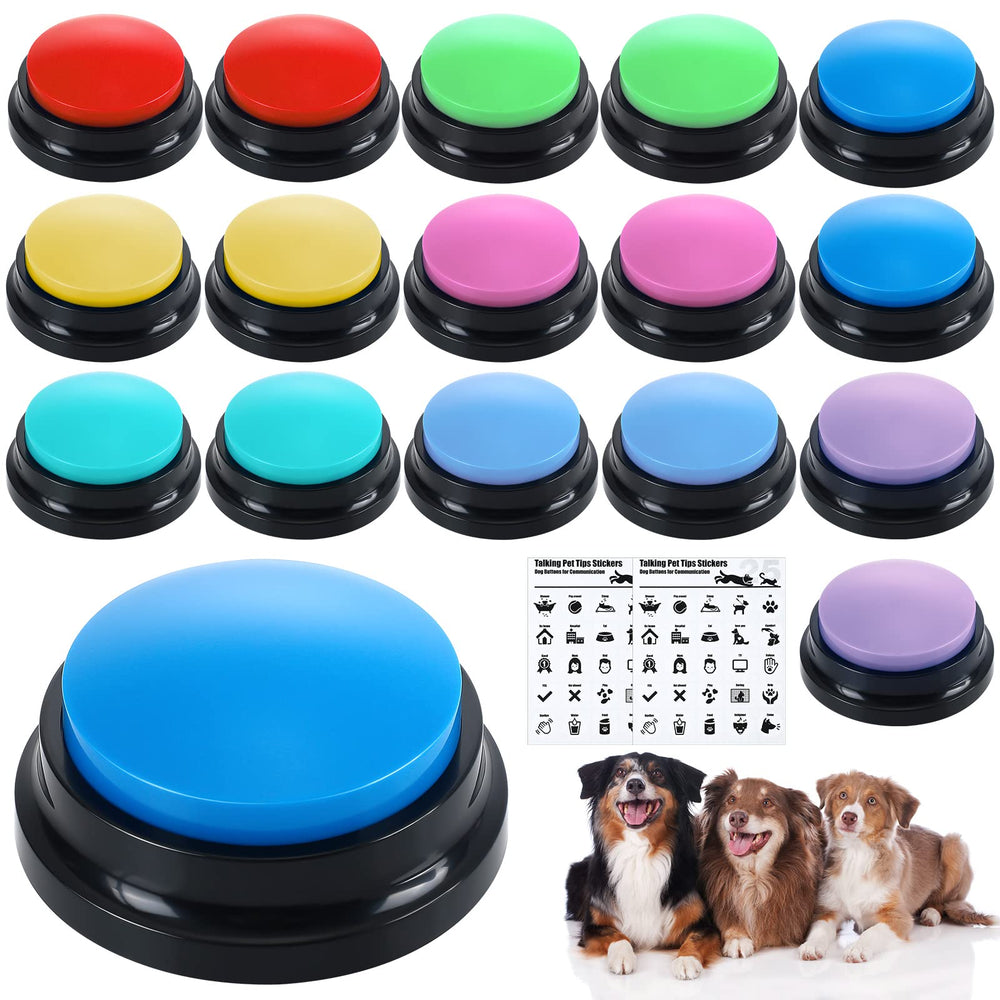 Jerify botones de voz para perros y gatos en paquete de 16 para entrenamiento.