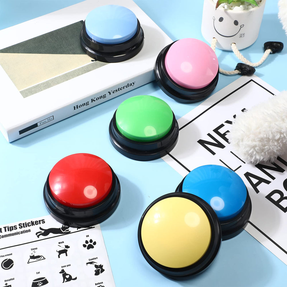 Jerify set de 16 botones en colores clásicos para mascotas.