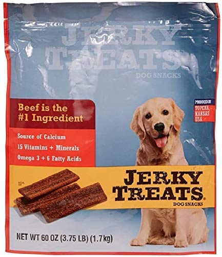 Jerky Treats Tender Strips, snack de res para perros que ayuda a premiar entrenamientos