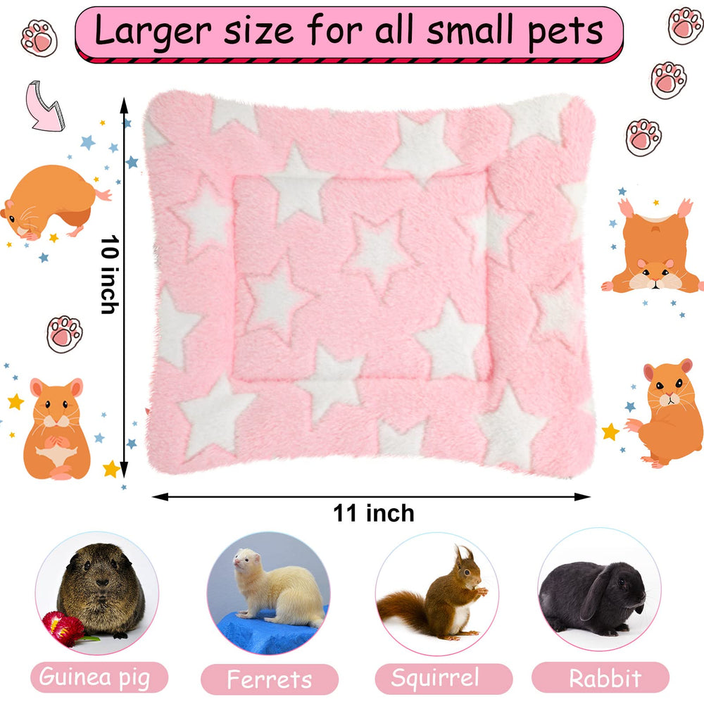 Jetec cama para conejillo de indias, doble fleece, dos caras suaves.