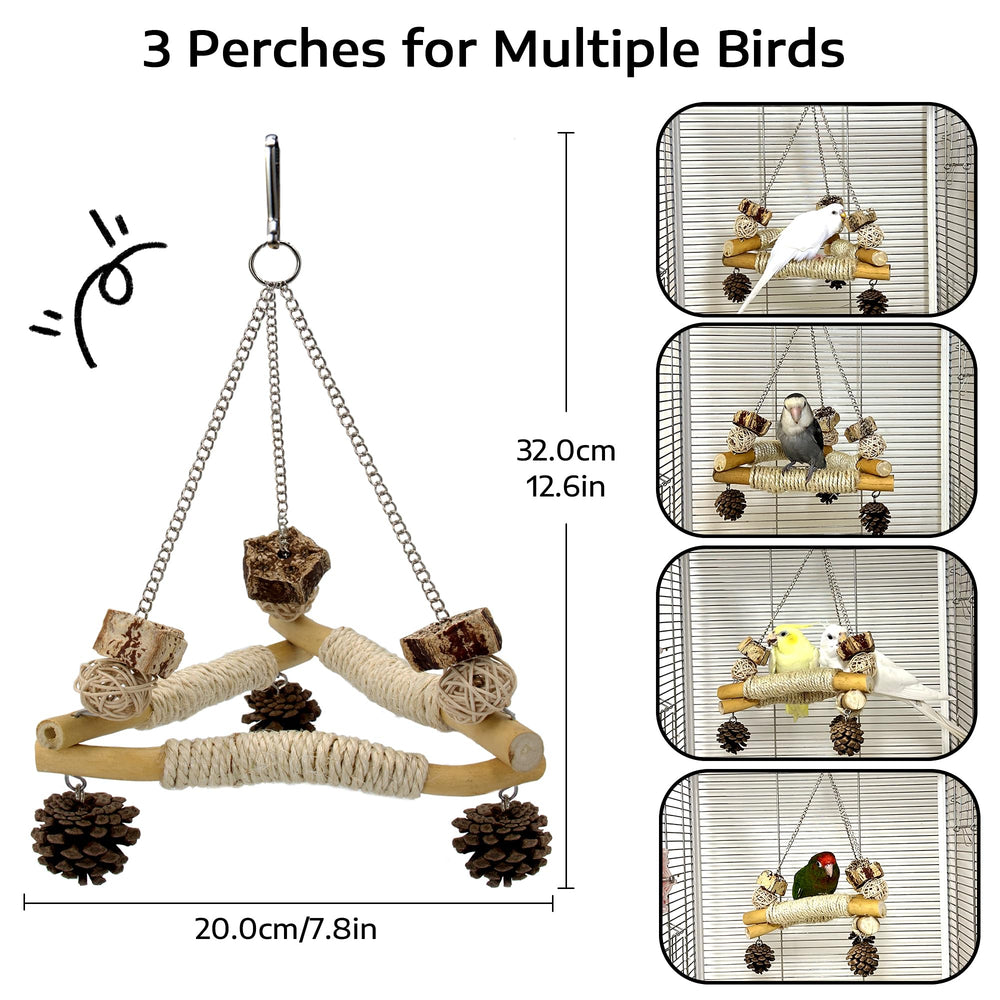 Jevnd Bird Swing uso para varias aves jaula.
