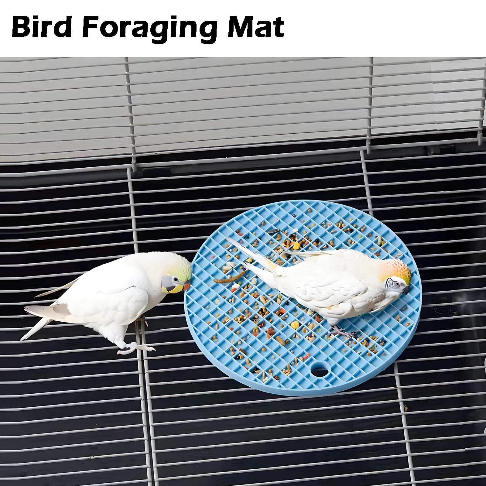 Jevnd entretenimiento estimulante para aves: fomenta exploración y bienestar diario.