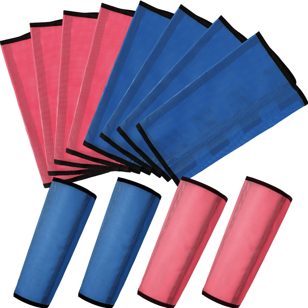 Bota de malla Jexine para caballo en rosa, protección ligera contra insectos.