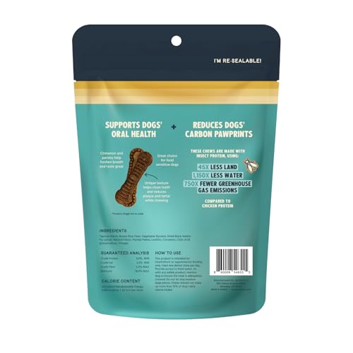 Jiminy's masticables dentales, textura flexible para limpieza dental durante la masticación
