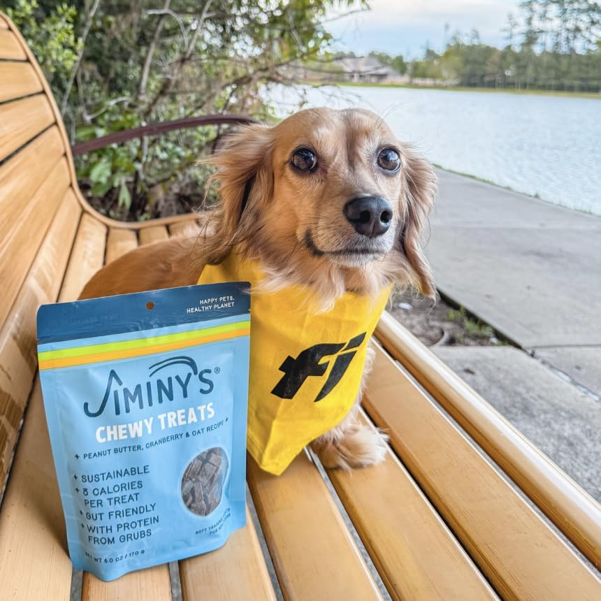 Jiminy's proteína cricket digestible, opción hipoalergénica para perros.