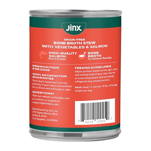 Jinx Caldo de Huesos, sin maíz, trigo, soja ni conservantes artificiales