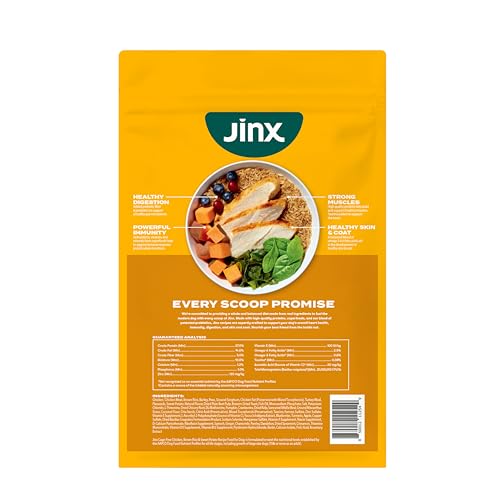 Jinx Premium Dry Dog Food aceites saludables para pelaje brillante