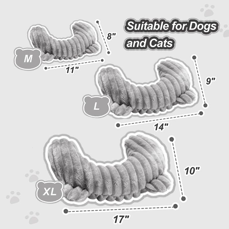 Almohada Jiupety para perros y gatos con soporte de cuello