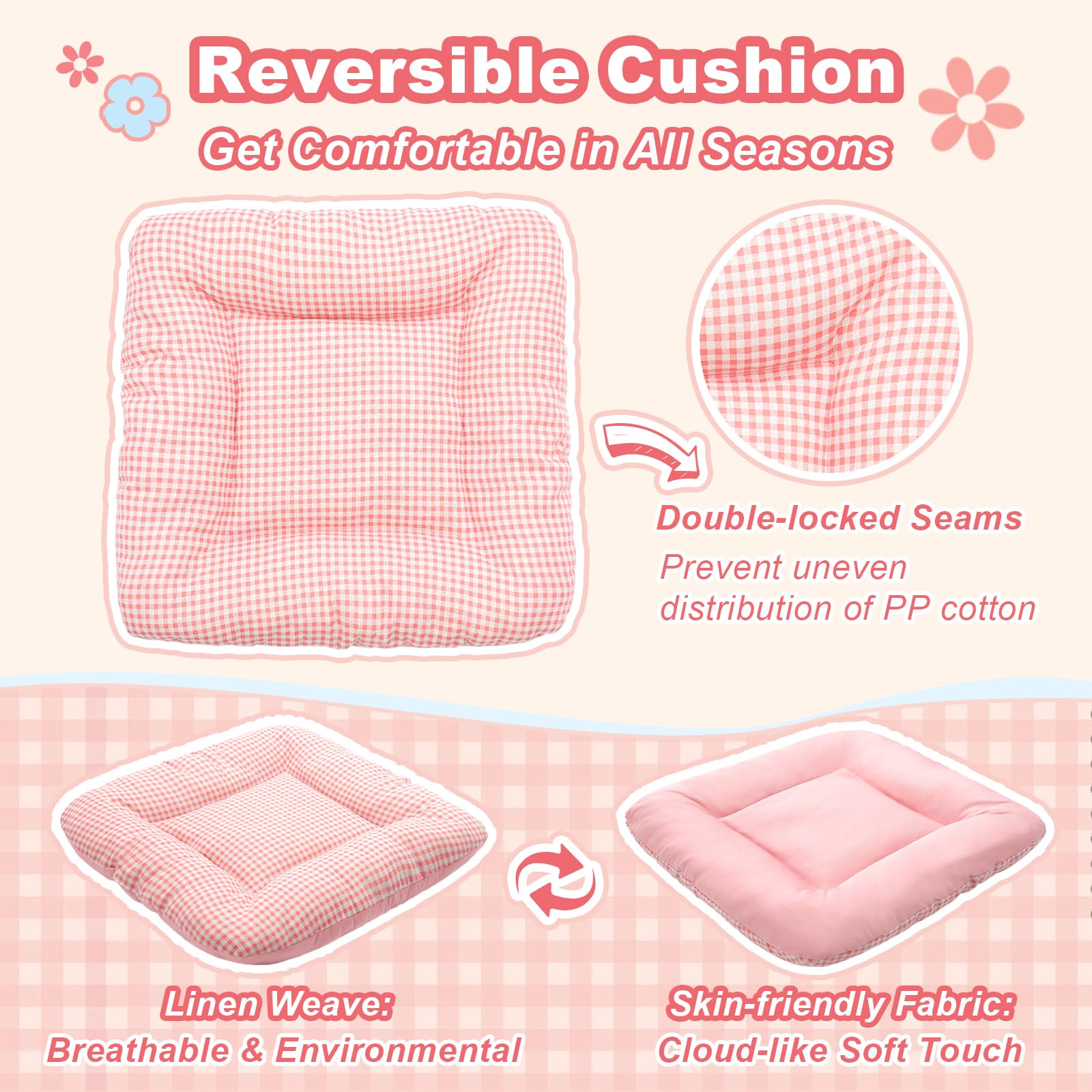Jiupety cama-perro-cueva-plegable-rosa: descanso versátil y transporte fácil.