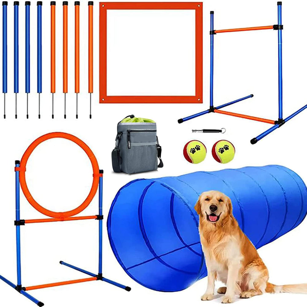 JMMPOO túnel de agilidad para perros, ideal entrenamiento al aire libre.