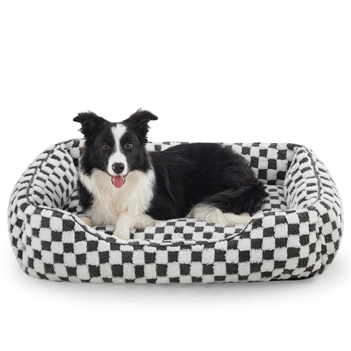 Cama JOEJOY para perros grandes con soporte para cabeza y cuello.