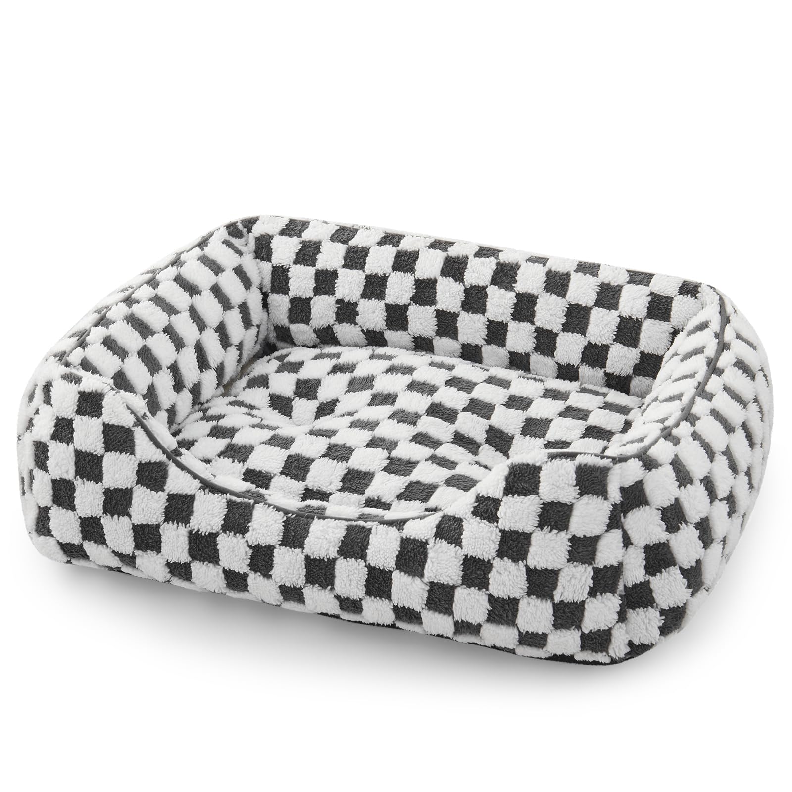 Cama ortopédica JOEJOY para perros con tejido jacquard suave.