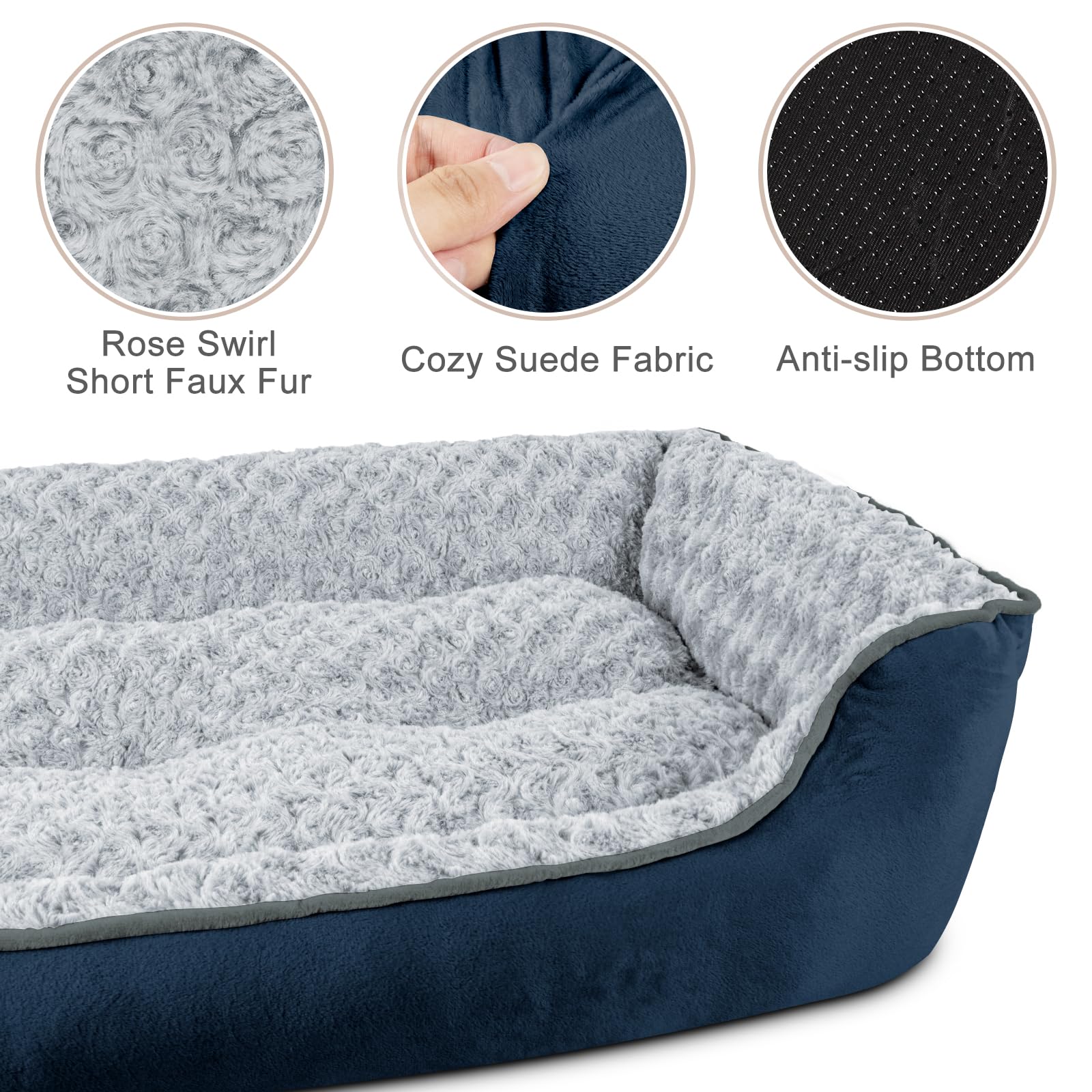 Cama de JOEJOY en varias tallas para perros pequeños, medianos y grandes.