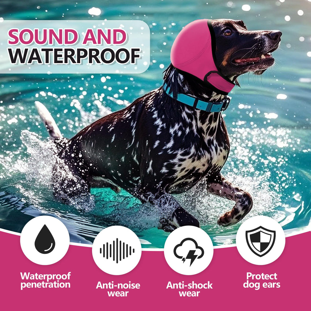 JOHNBOLIN capa calmante para grooming de perro rosa