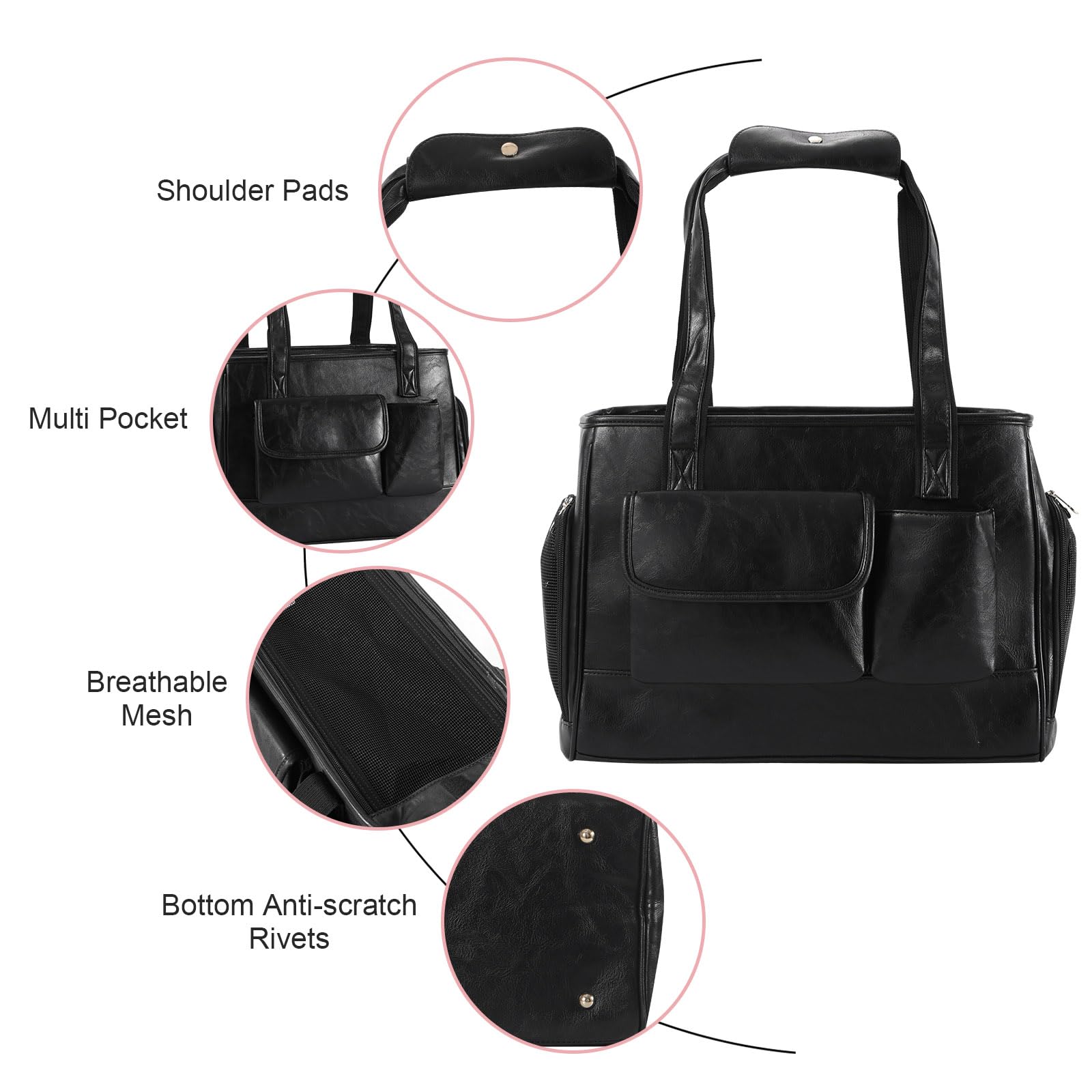 Johomviin bolsa con bolsillos para teléfono y llaves, organización práctica