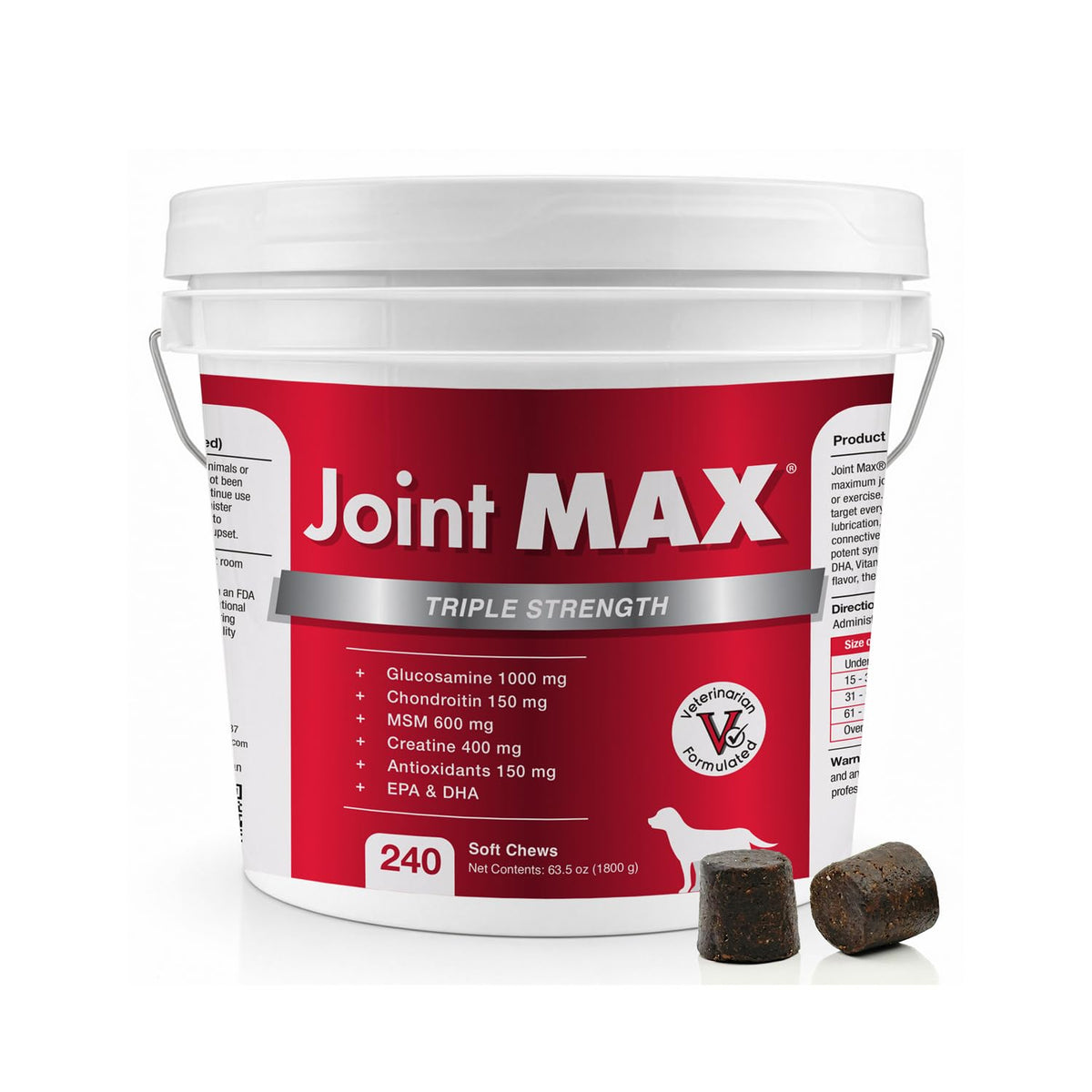 Joint Max TS gomitas sabor higado para apoyar la movilidad diaria de perros