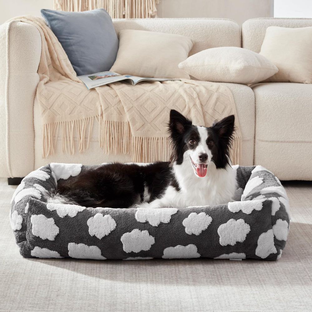 JOEJOY cama para perro mediano con funda removible; fácil lavado y mantenimiento
