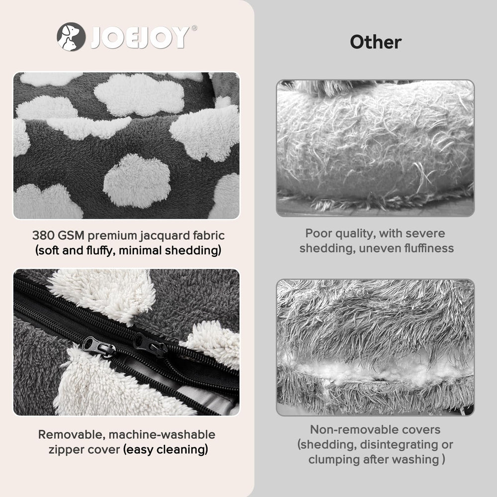 JOEJOY cama para perro mediano relleno espuma de soporte; mayor confort