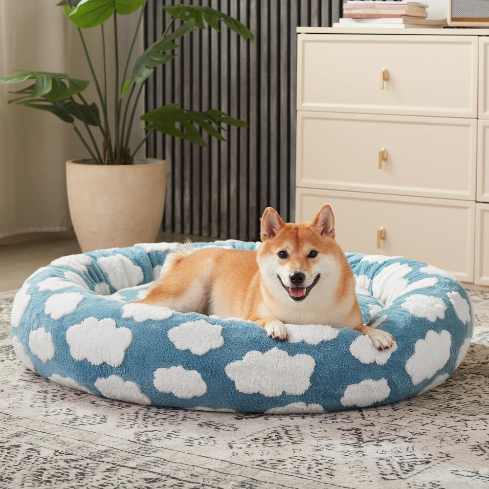 Diseño en nube de la cama JOEJOY para perro