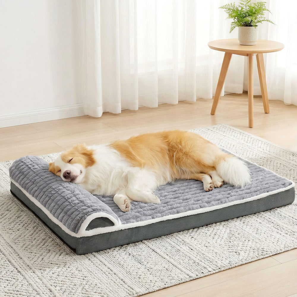 Cama Jolifield ortopédica para perros con espuma huevo para descanso cómodo