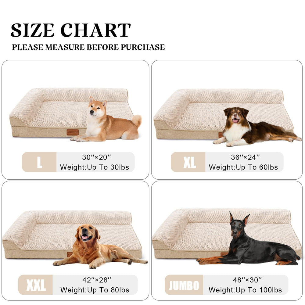 Tapizado de jacquard suave Jolifield XL para confort diario del perro