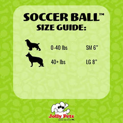 Balón de fútbol Jolly Pets con textura de agarre, funciona mojado.
