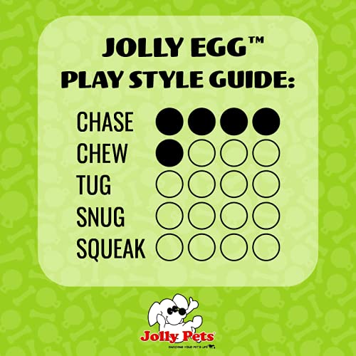 Jolly Pets Jolly Egg, ideal para perros que empujan y pastorean objetos.