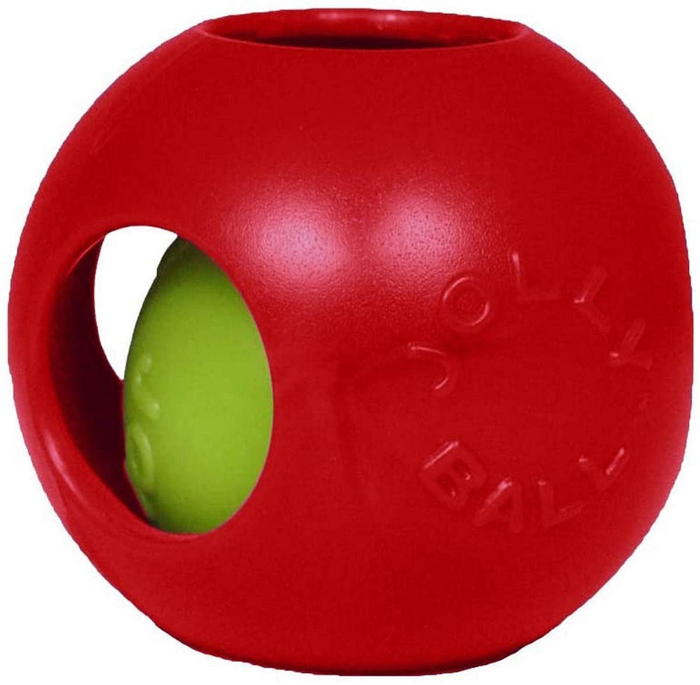 Jolly Pets Teaser Ball: interior bola movible para estimular juego mental del perro.