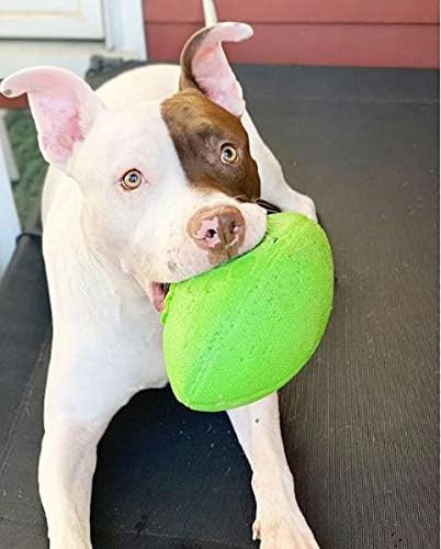 Jolly Pets Fútbol canino con textura suave, fácil de agarrar y morder.