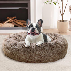 Cama redonda JOLLYVOGUE de 20 pulgadas para gatos y cachorros, descanso cómodo