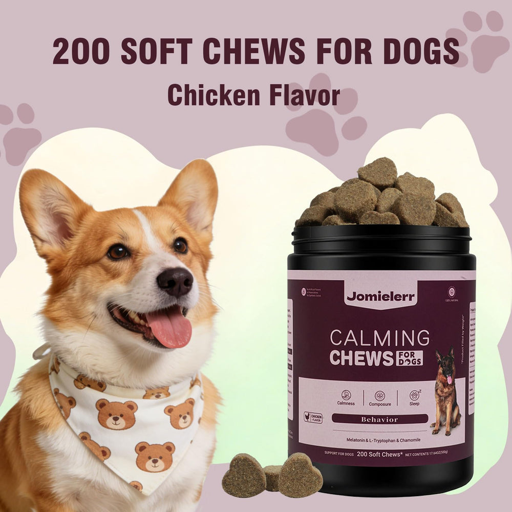 Jomielerr Calming Chews, calma ante fuegos artificiales
