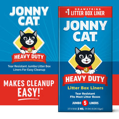 Jonny Cat: cierre con cordón para un cierre seguro y fácil de desechar.