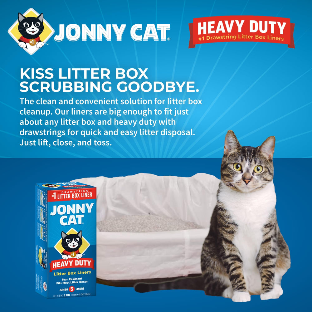 Jonny Cat: limpieza fácil sin residuos pegados a la caja.