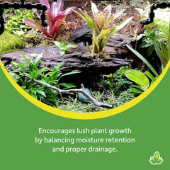 Josh's Frogs ABG Mix: ideal para interiores y terrarios con plantas.