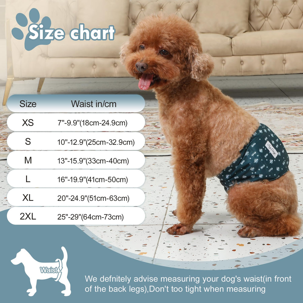 JoyDaog pañales para perro macho con absorción alta para mayor protección.